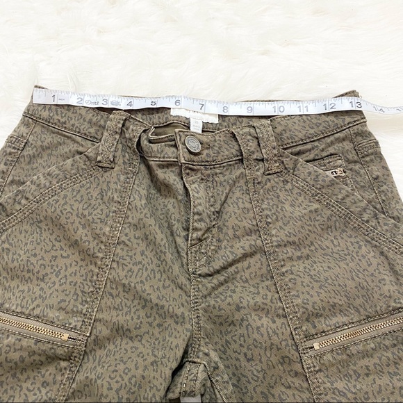 JOIE Green Leopard Print Skinny Jeans - Picture 5 of 7